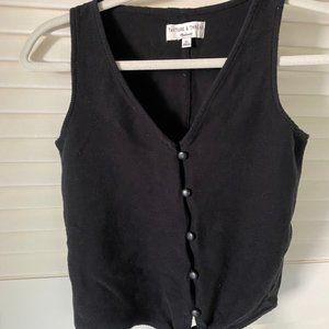 Front tie tank top